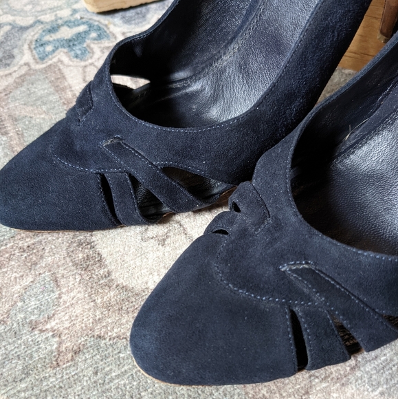 Ralph Lauren Purple Label Shoes - Purple label Ralph Lauren  suede heels
